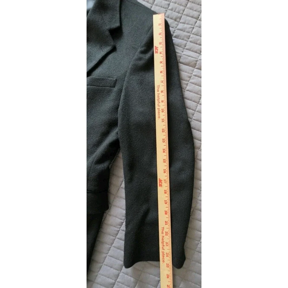 VTG Hunt Valley Black 100% Camel Hair Blazer Suit Jacket Men’s Size 46R USA Made